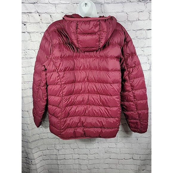 Eddie Bauer Ladies Down Packable Jacket Iridescent Plum 650 Fill Power Large - Picture 3 of 9
